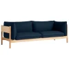 HAY Arbour 3-seater, Flamiber dark blue - oiled waxed oak