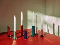 HAY Arcs candleholder, L, red