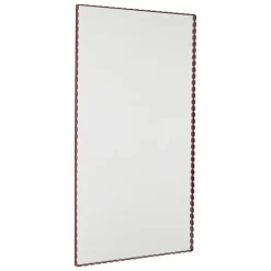 HAY Arcs Mirror rectangle, large, burgundy