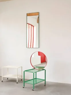 HAY Arcs Mirror rectangle, medium, green