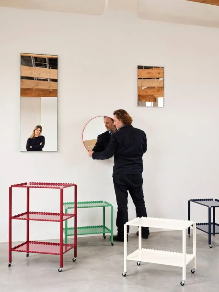 HAY Arcs Mirror rectangle, small, mirror