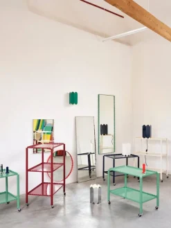 HAY Arcs trolley, low, jade green