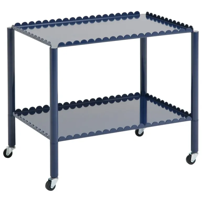 HAY Arcs trolley, low, steel blue