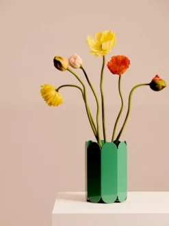 HAY Arcs vase, small, green