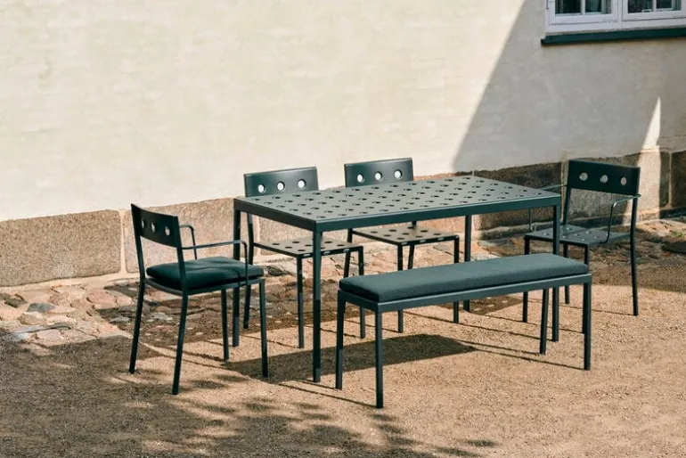 HAY Balcony armchair, dark forest