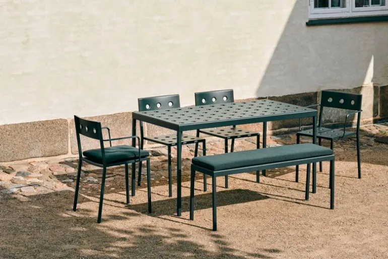 HAY Balcony armchair, dark forest