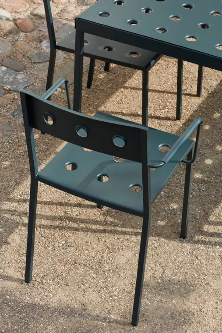 HAY Balcony armchair, dark forest