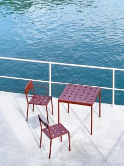 HAY Balcony armchair, iron red