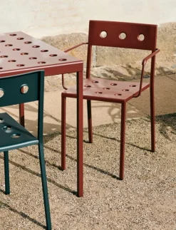 HAY Balcony armchair, iron red