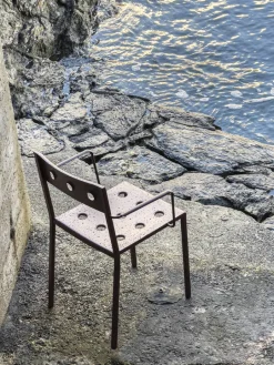 HAY Balcony armchair, iron red