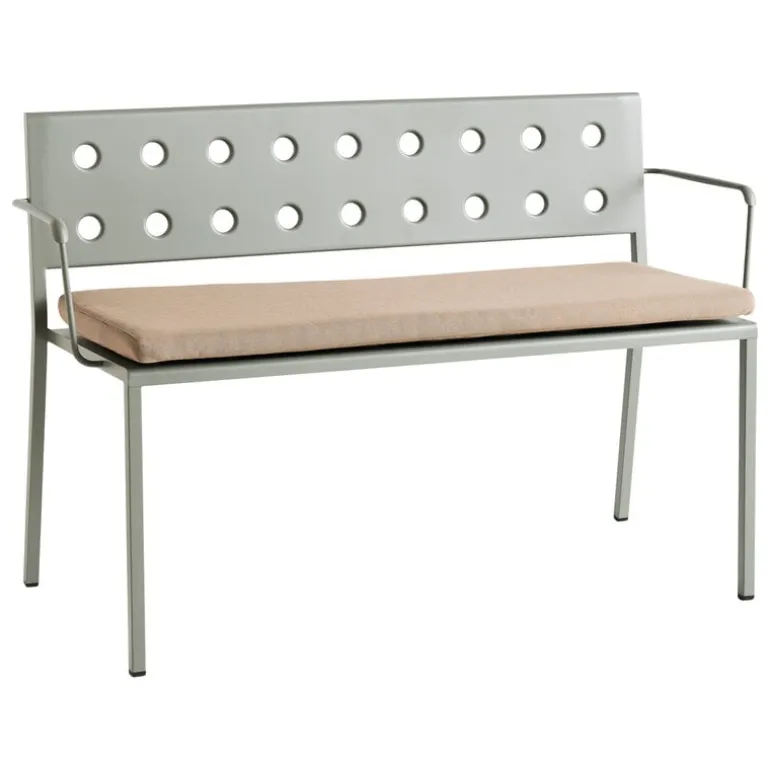 HAY Balcony Dining bench cushion, beige yeast