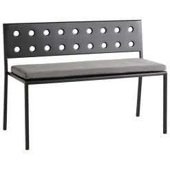 HAY Balcony Dining bench cushion, black pepper