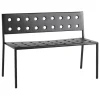 HAY Balcony Dining bench, 114 x 52 cm, anthracite