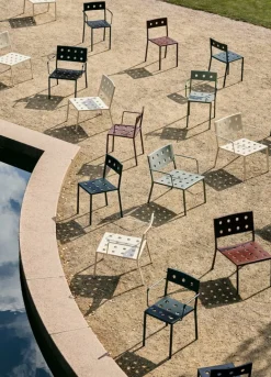 HAY Balcony dining chair, dark forest