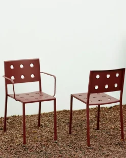 HAY Balcony dining chair, iron red