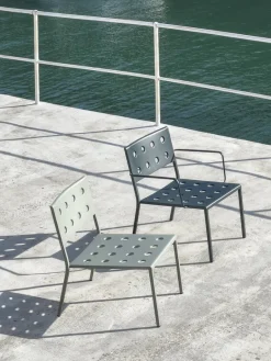 HAY Balcony lounge armchair, dark forest