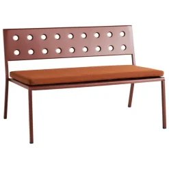 HAY Balcony Lounge bench, 113,5 x 69 cm, iron red
