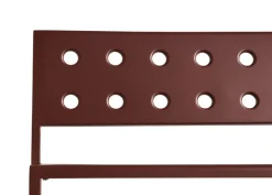 HAY Balcony Lounge bench, 113,5 x 69 cm, iron red