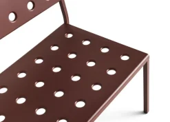 HAY Balcony Lounge bench, 113,5 x 69 cm, iron red