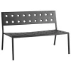 HAY Balcony Lounge bench, 113,5 x 69 cm, anthracite