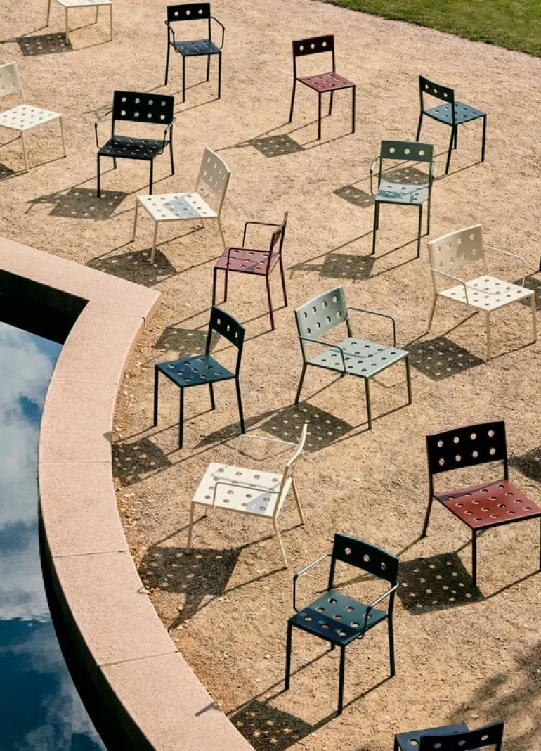 HAY Balcony lounge chair, chalk beige