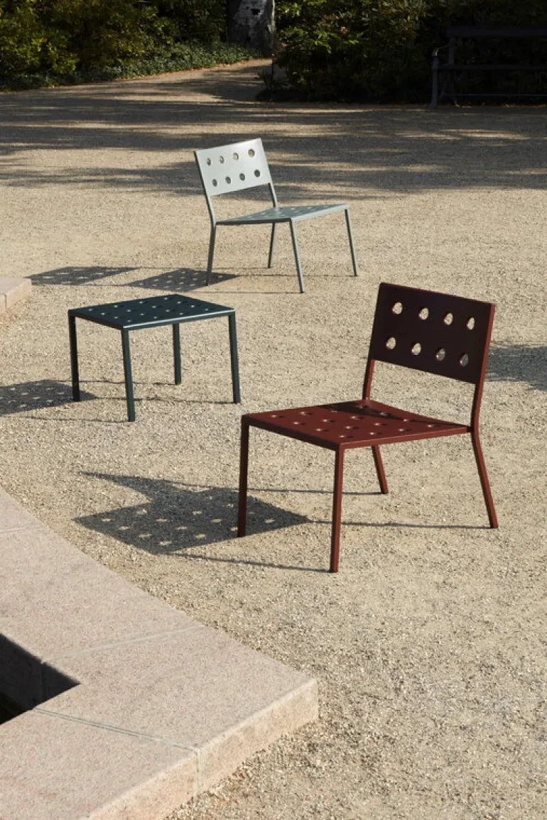 HAY Balcony lounge chair, iron red