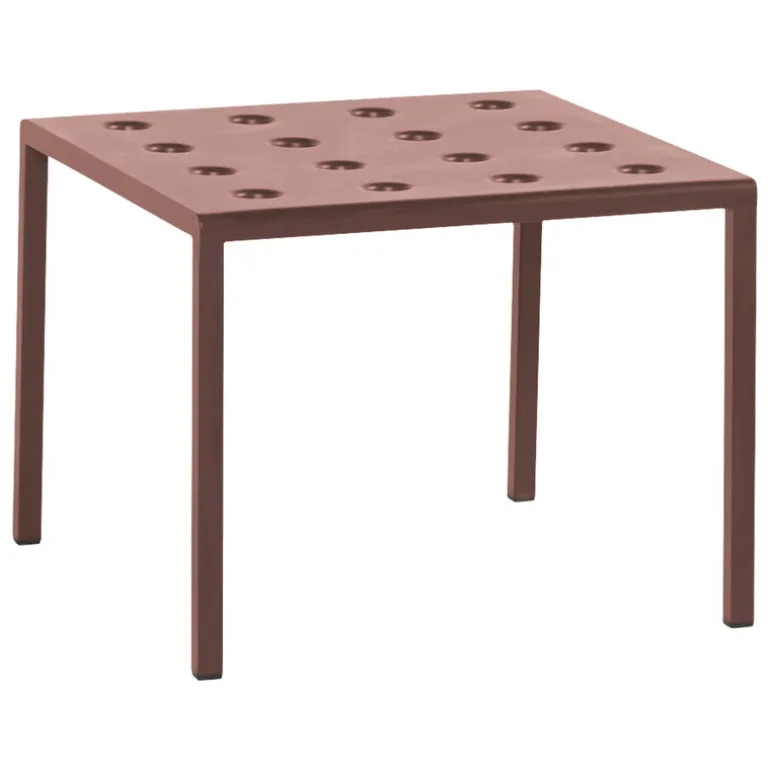 HAY Balcony low table, 50 x 51,5 cm, iron red