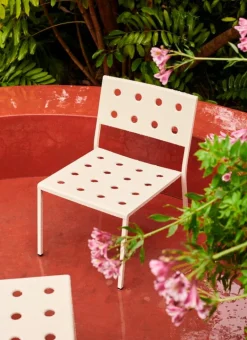 HAY Balcony low table, 50 x 51,5 cm, chalk beige