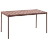 HAY Balcony table, 144 x 76 cm, iron red
