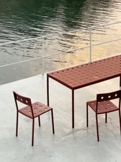 HAY Balcony table, 144 x 76 cm, iron red