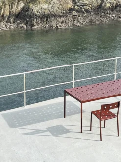 HAY Balcony table, 144 x 76 cm, iron red