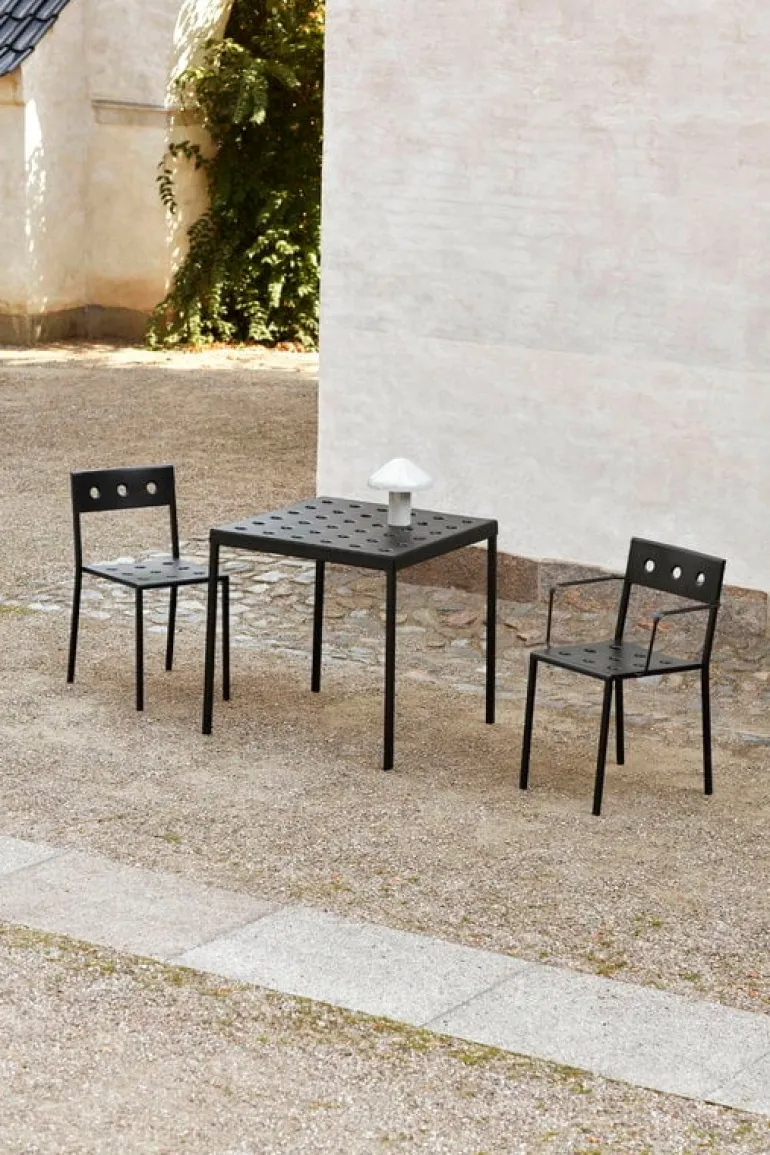 HAY Balcony table, 75 x 76 cm, anthracite