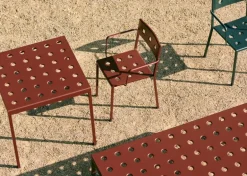 HAY Balcony table, 190 x 87 cm, iron red