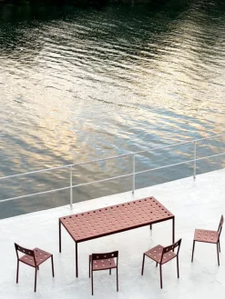 HAY Balcony table, 190 x 87 cm, iron red