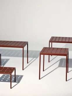 HAY Balcony table, 190 x 87 cm, iron red