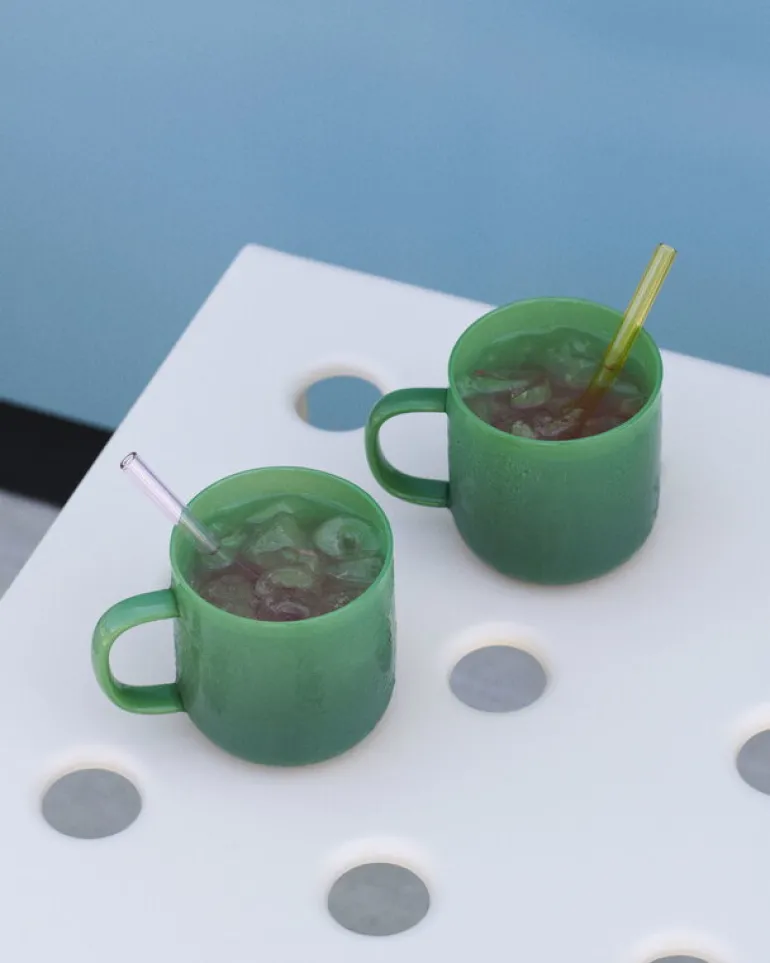 HAY Balcony table, 75 x 76 cm, chalk beige