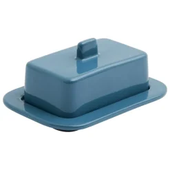HAY Barro butter dish, dark blue