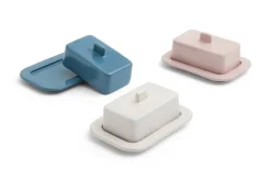 HAY Barro butter dish, off-white