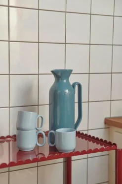 HAY Barro jug, tall, dark blue