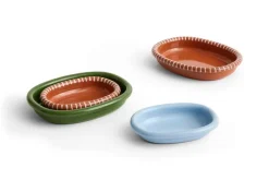 HAY Barro oval dish, S, light blue