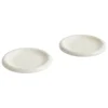 HAY Barro plate, set of 2, 18 cm, off-white