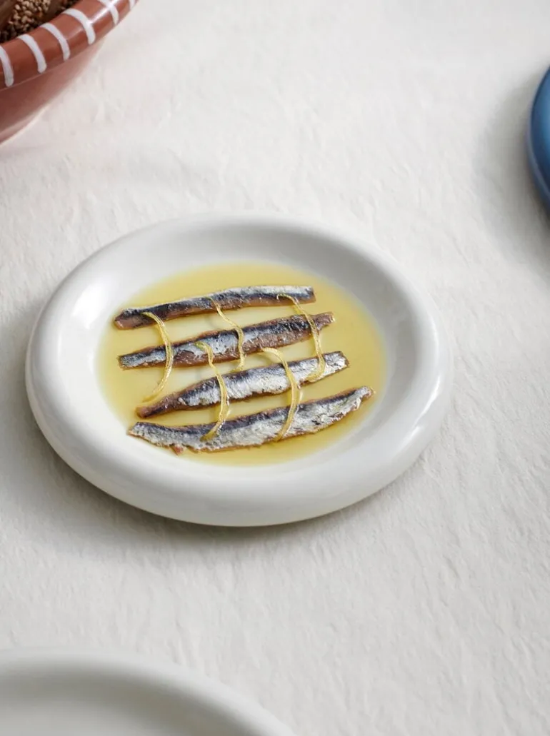 HAY Barro plate, set of 2, 18 cm, off-white