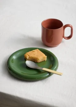 HAY Barro plate, set of 2, 18 cm, green