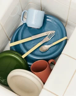 HAY Barro plate, set of 2, 18 cm, green