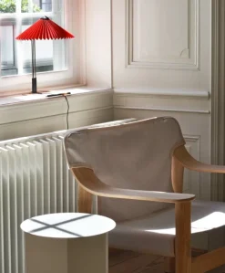 HAY Bernard lounge chair, oak - canvas