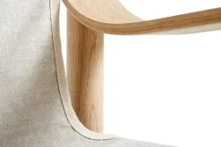 HAY Bernard lounge chair, oak - canvas