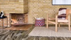 HAY Bernard lounge chair, oak - natural leather