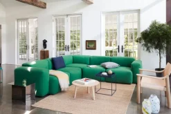 HAY Bernard lounge chair, oak - natural leather