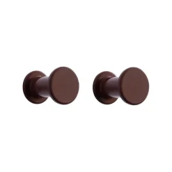 HAY Bolt Hook set, 2 pcs, dark brown