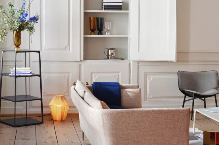 HAY Bonbon 320 lampshade, yellow melange